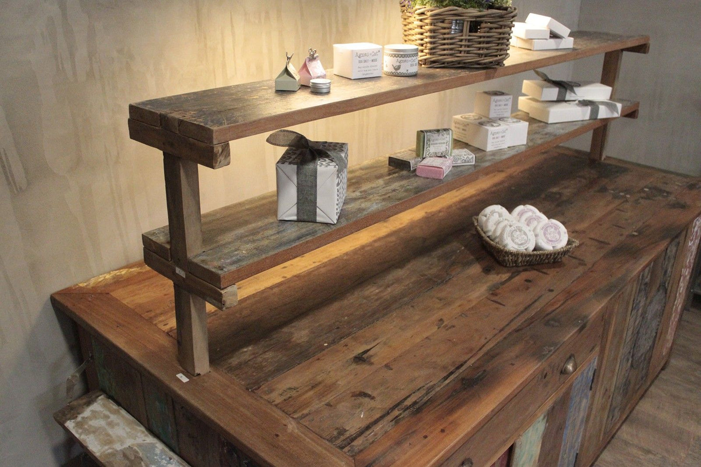 A&C Large Centre Display Table 207x97x80cm