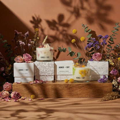 Agnes + Cat Botanical Soy Wax Candle - Roses of Sawrey