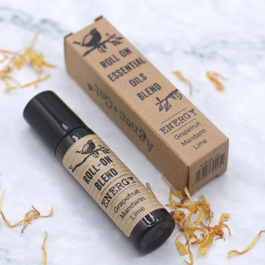Agnes + Cat Roll On Essential Oil Blend - ENERGY