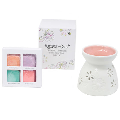 Wax Melter with Four Soy Wax Melts