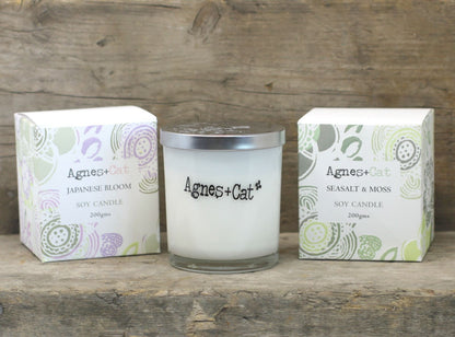 Agnes + Cat Votive Candle - Velvet Moon