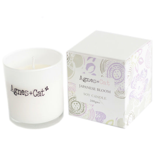 Agnes + Cat Votive Candle - Japanese Bloom
